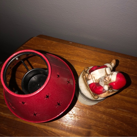 Vintage Yankee Candle Santa light & musical Santa - Picture 3 of 6